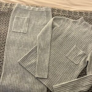 Micha Lounge Knit Sweater and Skirt Set